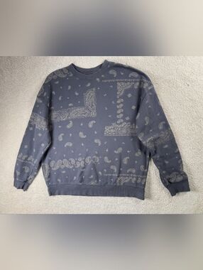 Men's  Paisley Crewneck Sweatshirt